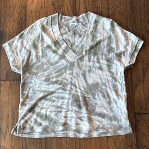 RedHaute tie dye short sleeve sweatshirt